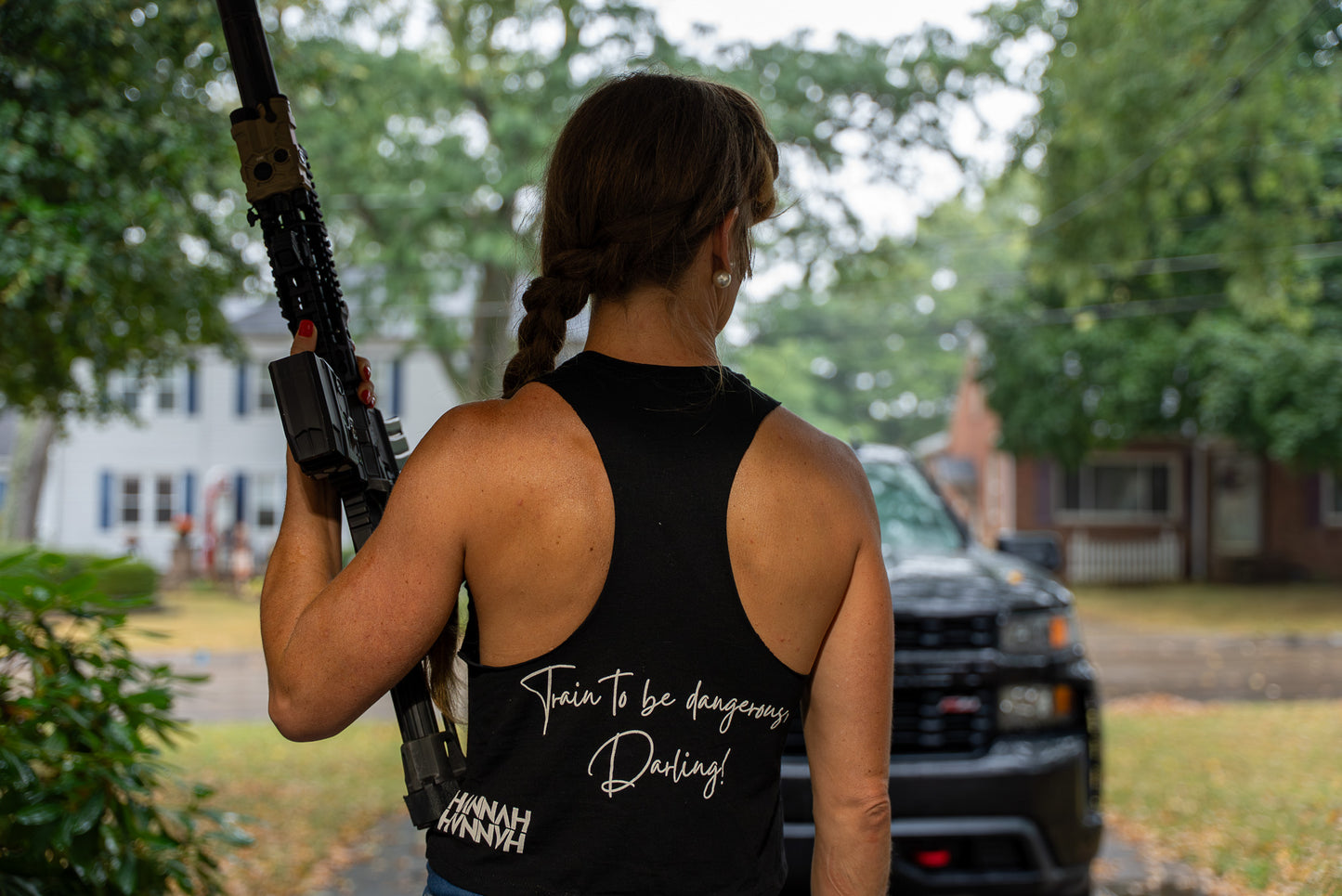 Racer Back Cropped Tank - FEMNiNE