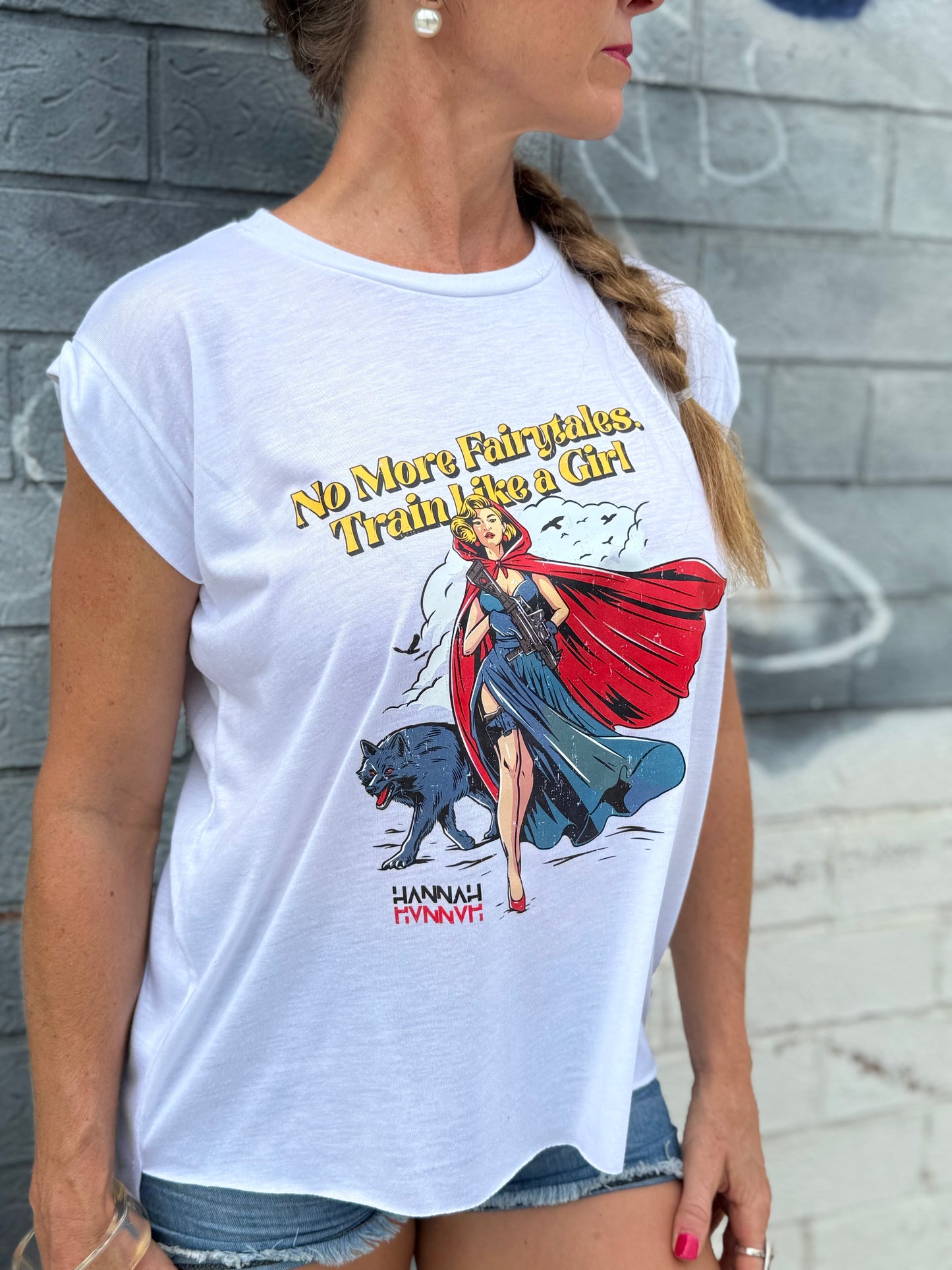 Rad Riding Hood Flowy Muscle Tee