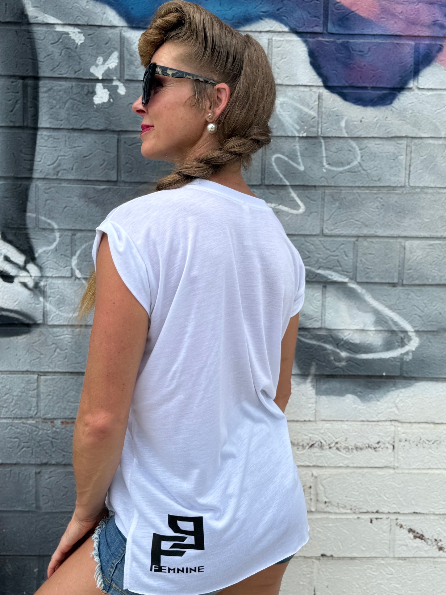 Rad Riding Hood Flowy Muscle Tee