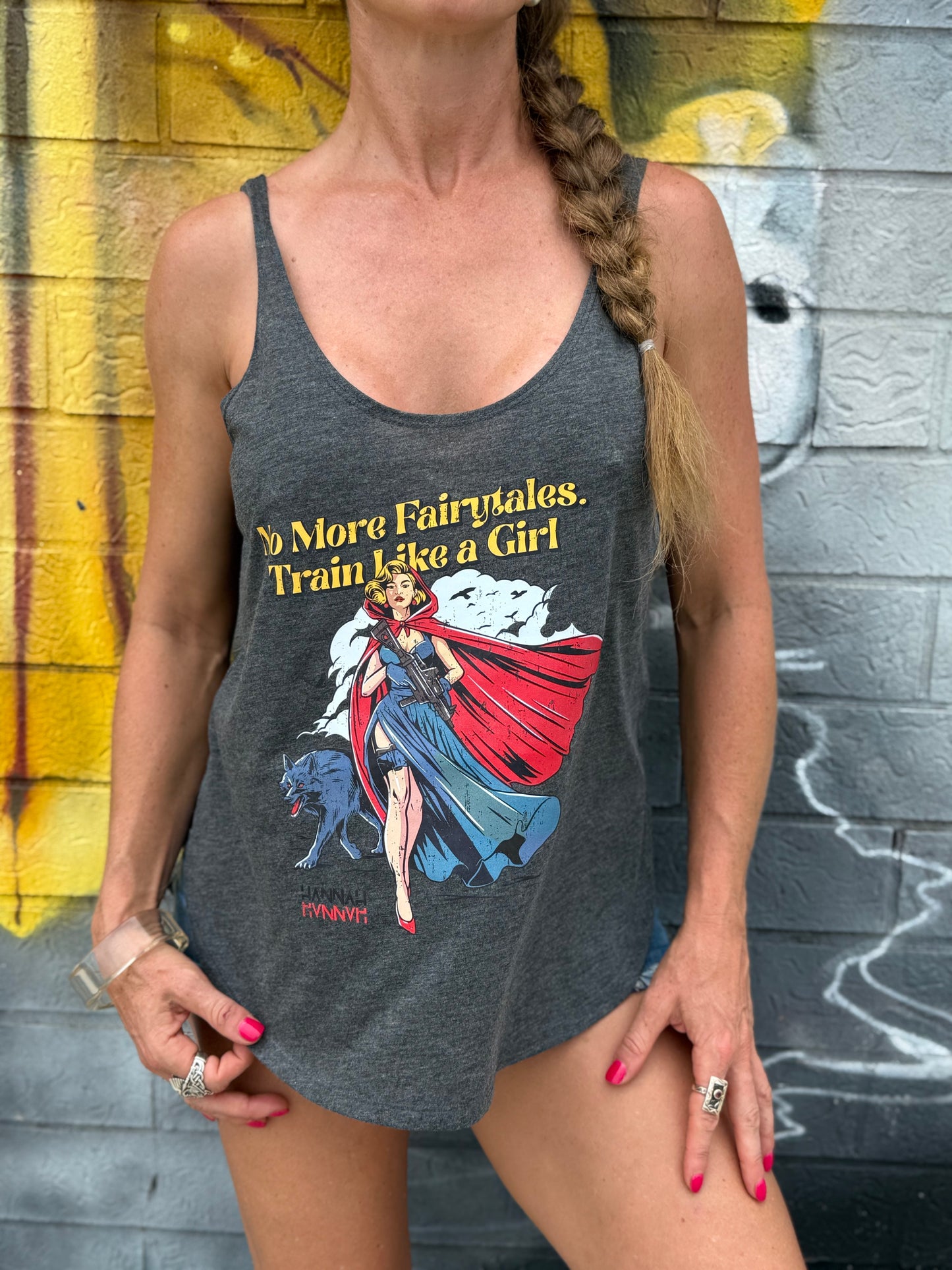 Rad Ridinghood Flowy Side Slit Tank