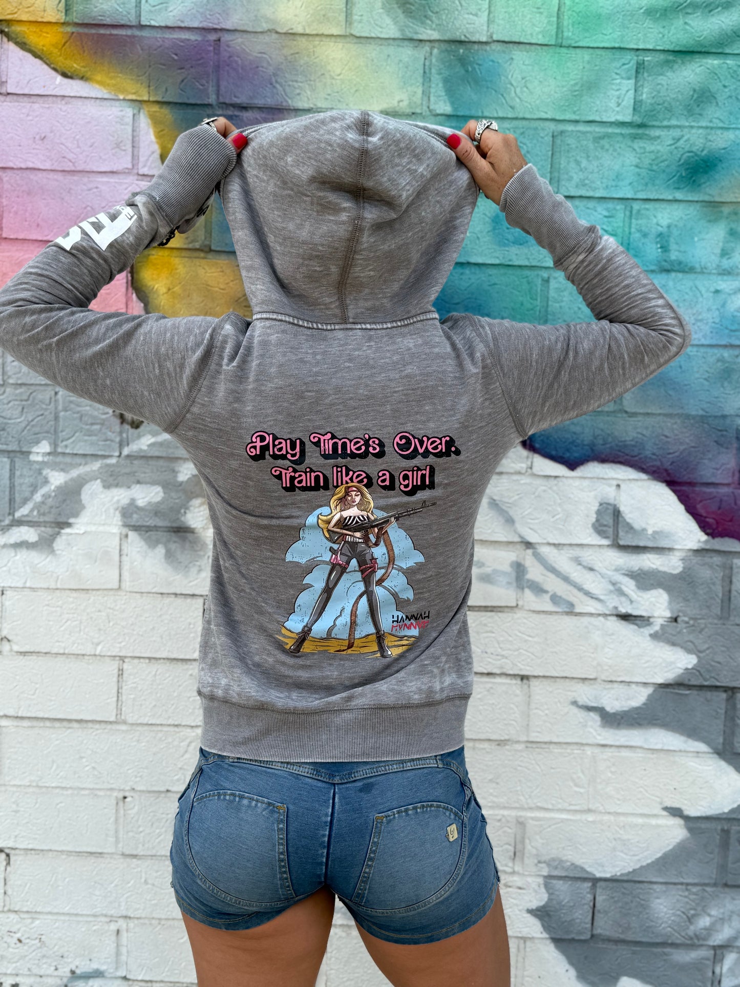 Rambo Barbie Hoodie - White