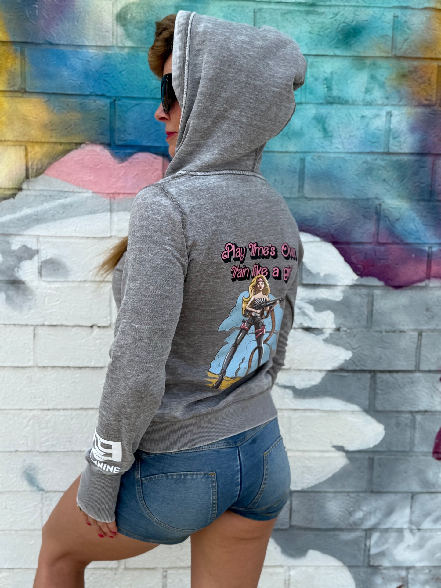 Rambo Barbie Hoodie - White