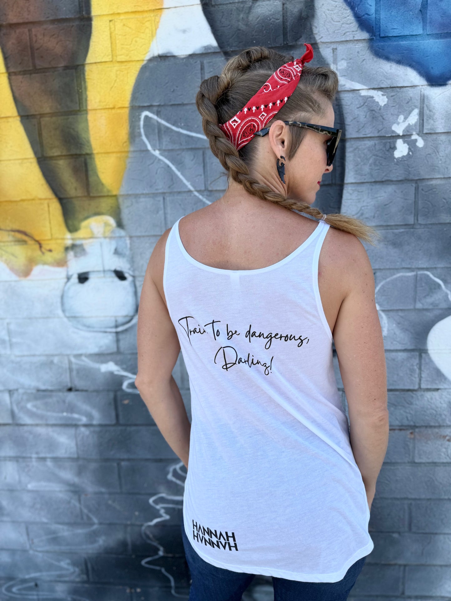 FEMNiNE Flower Side Slit Tank