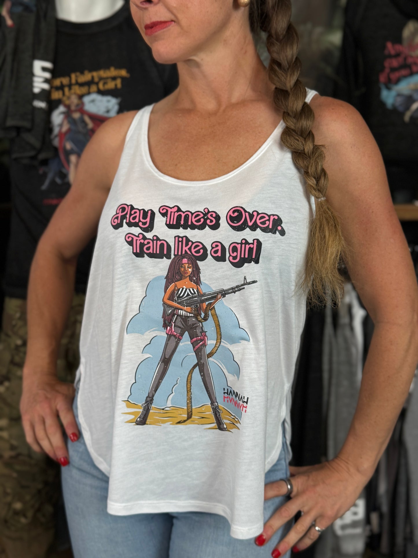 Rambo Barbie Flowy Tank - African American