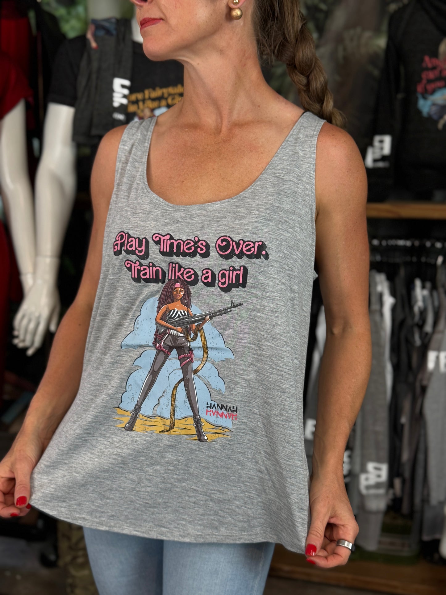 Rambo Barbie Flowy Tank - African American