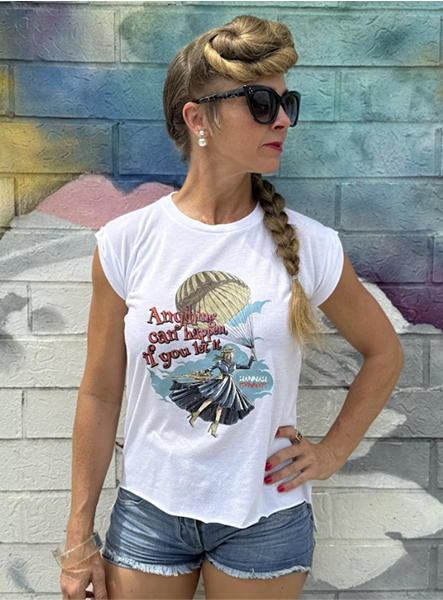 Mary Pewpins Tee – Blush