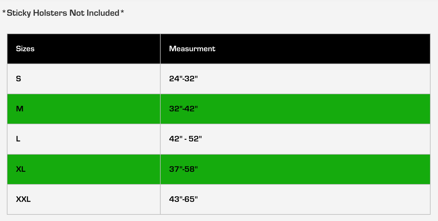 Belly Band by STICKY Holsters